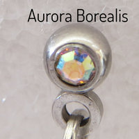 Sunflower Helix Stud Earring 18g, Blue or Clear Gemstone Tragus Piercing Dangle, Flower Cartilage Earring
