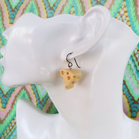 Swiss Cheese Earrings with Super Hypoallergenic Niobium Ear Wires for Even the Most Sensitive Ears!