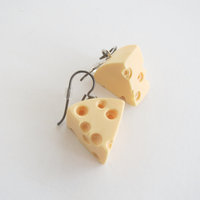 Swiss Cheese Earrings with Super Hypoallergenic Niobium Ear Wires for Even the Most Sensitive Ears!