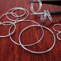 316L Stainless Steel Nose Ring, Earring, Cartilage, Etc. - Durable Womens or Mens Endless Hoop, Unisex Hoop