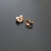 Tiny 14k Solid Gold Ear Nut(s) / Gold Earring Back(s) for Thin Post Stud Earrings (24 or 22 gauge posts), Sold Individually, Made in the USA