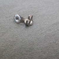 Titanium Earring Backs; Nickel-Free, Hypoallergenic Ear Nuts for Standard Post Earrings, Lightweight, Small but Sturdy - Made in USA