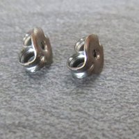 Titanium Earring Backs; Nickel-Free, Hypoallergenic Ear Nuts for Standard Post Earrings, Lightweight, Small but Sturdy - Made in USA