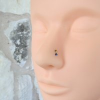 Niobium Nose Ring - Small, Simple Nose Stud - Blue Nose Ring, Pink Nose Ring, Gold or Even A Bronze Nose Stud  -  100% Made in the USA