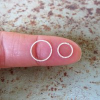 Twisted Argentium Silver Nose Ring / Twisted Hoop For All Piercings, Hypoallergenic, 21 Gauge, Tiny 5mm to 10mm, 100% Made in the USA