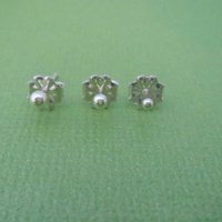 Tiny Ball Stud Post Earrings, Argentium Silver, Single or Pair - Lobe and Cartilage Piercings, Nickel-Free Relief Stud Posts - Made in USA