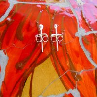 Tiny 925 Sterling Silver Ball Stud Post Earrings, Solid (Not Hollow) - Great For Lobe and Cartilage Piercings, Made in USA
