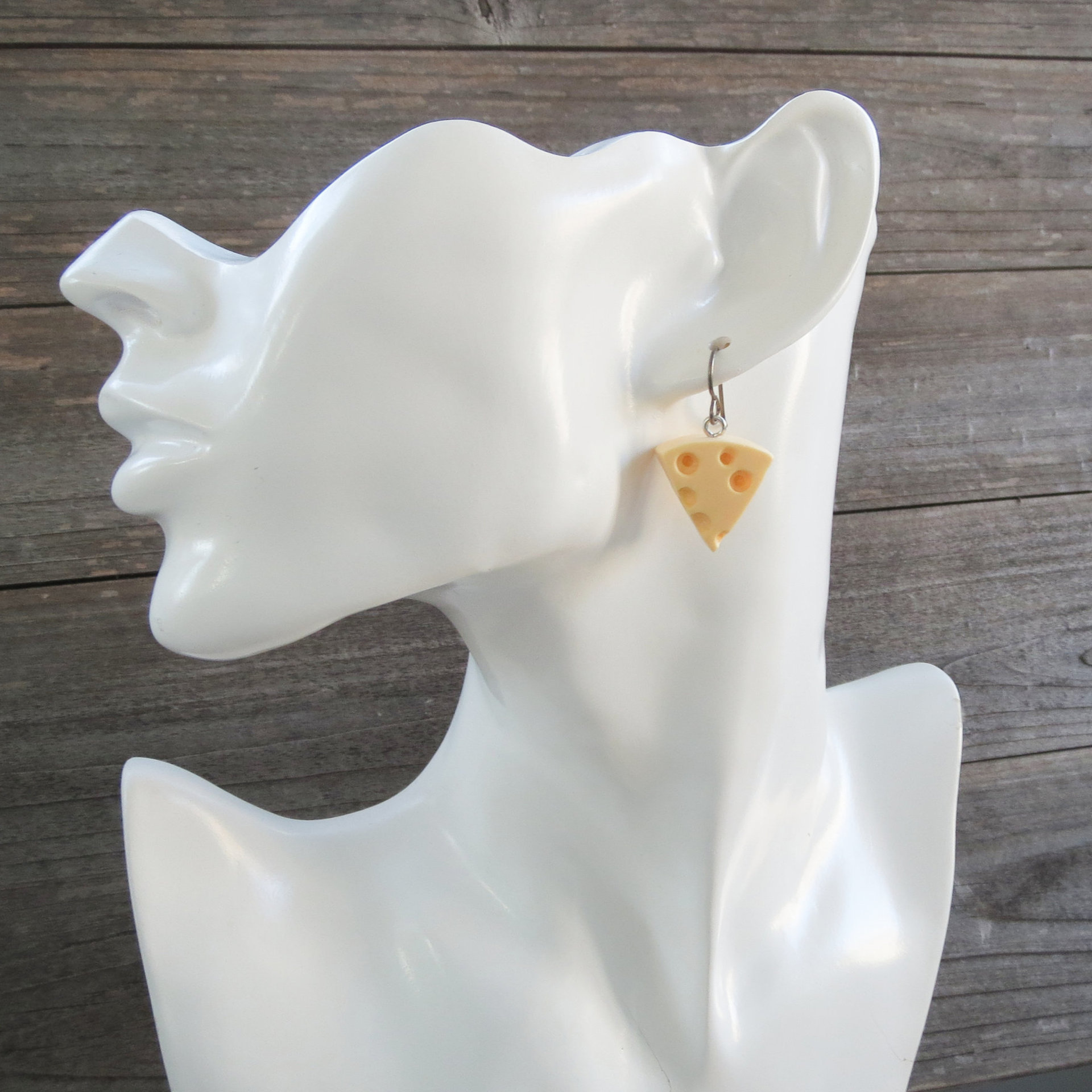 Swiss Cheese Earrings with Super Hypoallergenic Niobium Ear Wires for Even the Most Sensitive Ears!