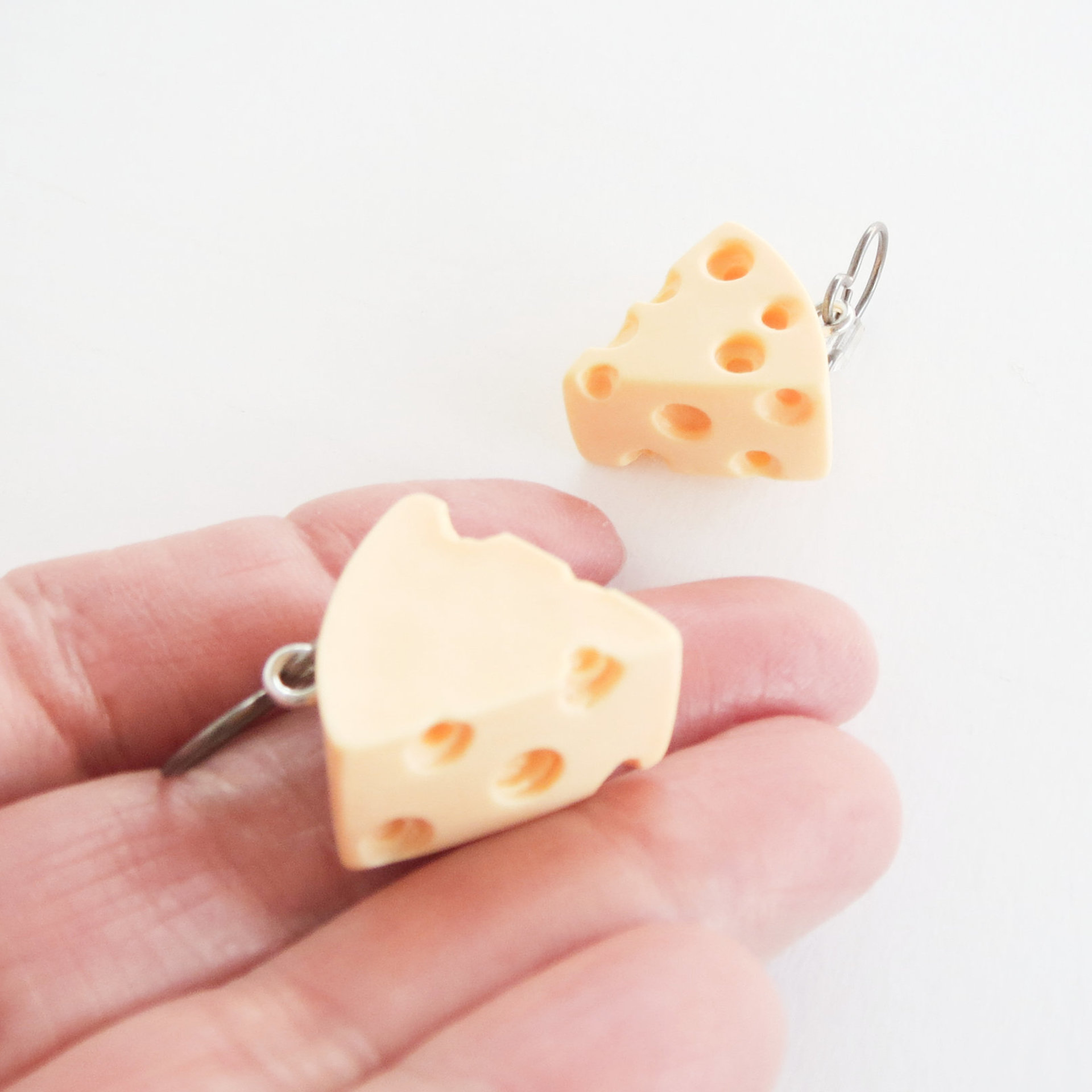 Swiss Cheese Earrings with Super Hypoallergenic Niobium Ear Wires for Even the Most Sensitive Ears!