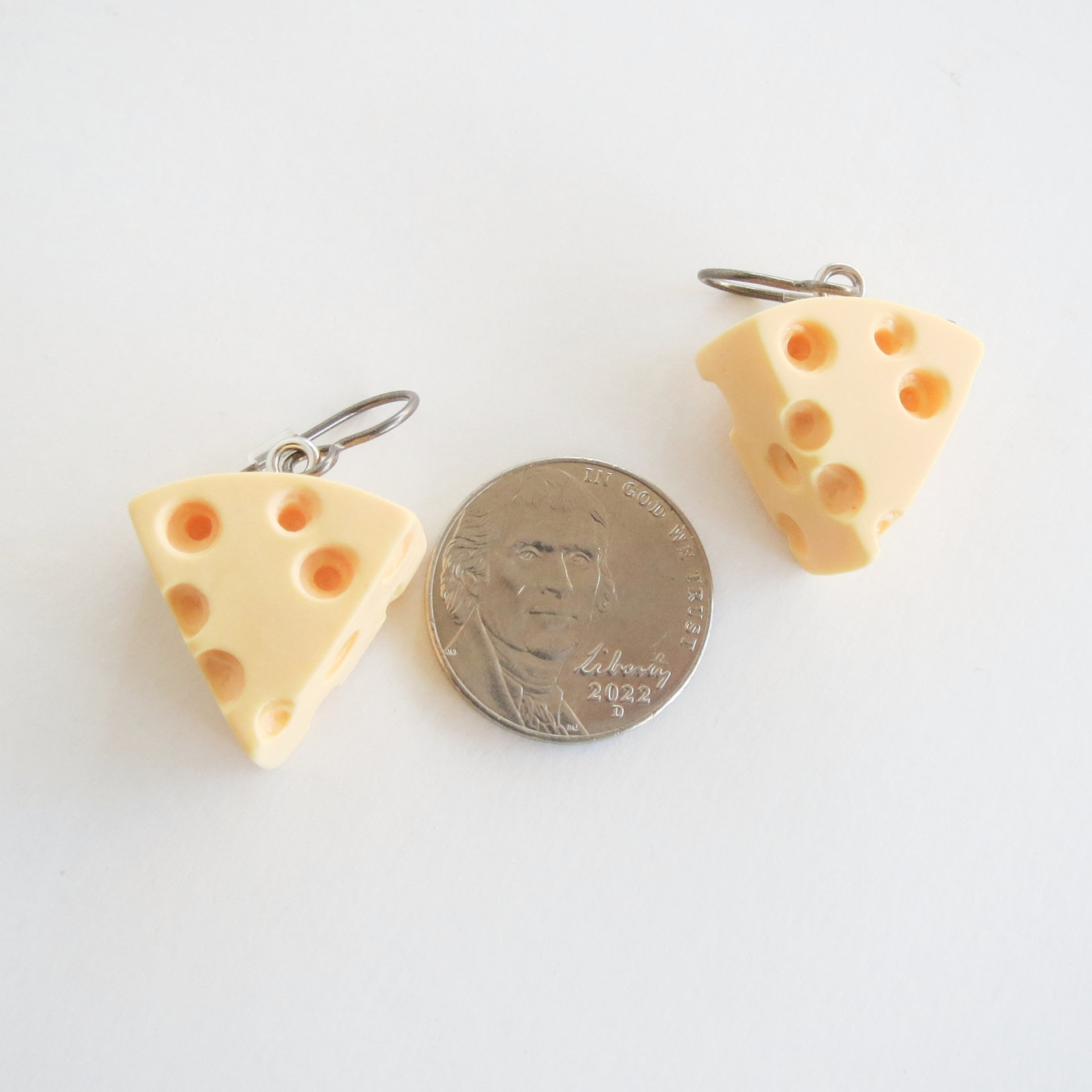 Swiss Cheese Earrings with Super Hypoallergenic Niobium Ear Wires for Even the Most Sensitive Ears!