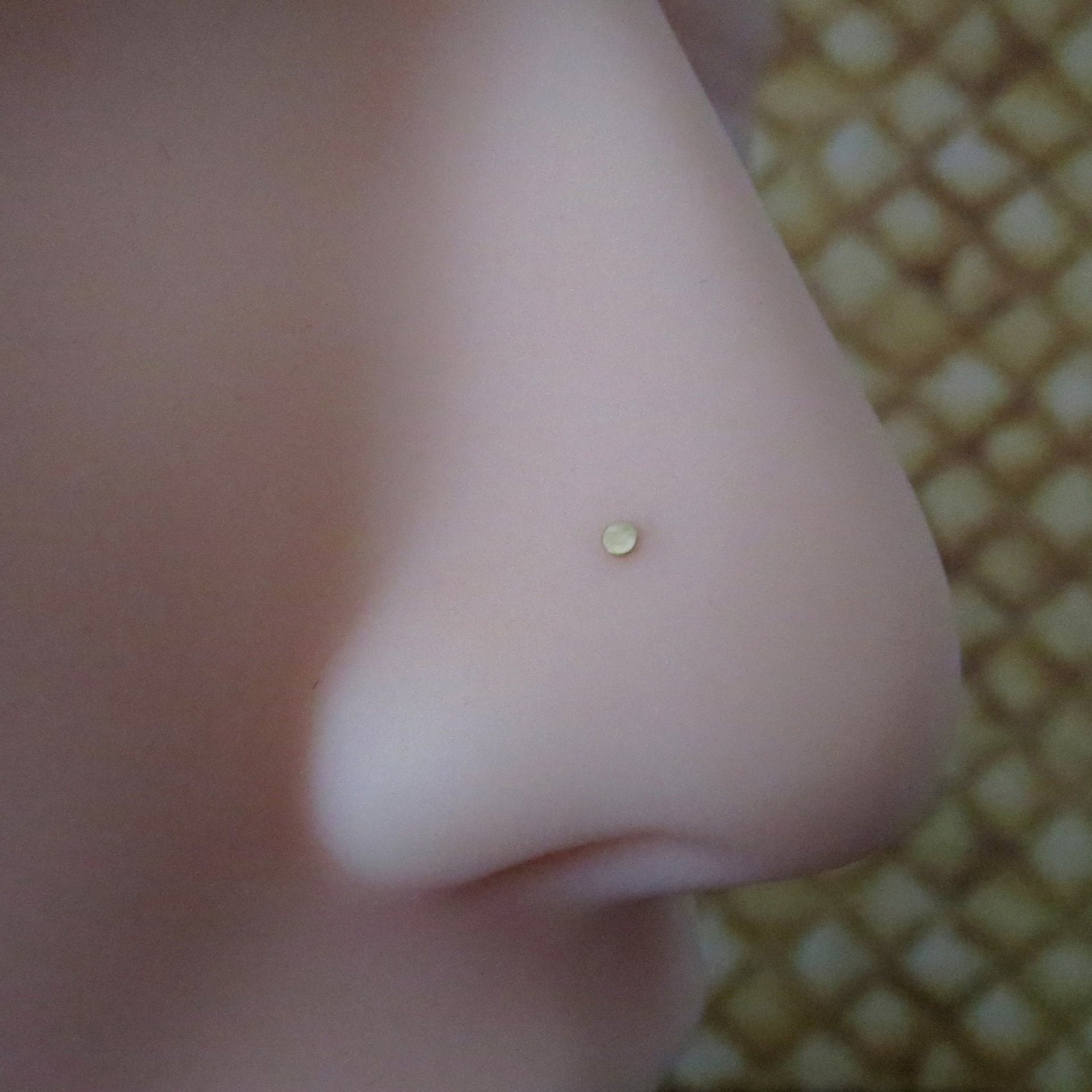 SUPER TINY Flat, Gold Nose Stud, 14K Gold Filled Nose Screw, L-Bend, Straight, or Fishtail - 100% Made in the USA