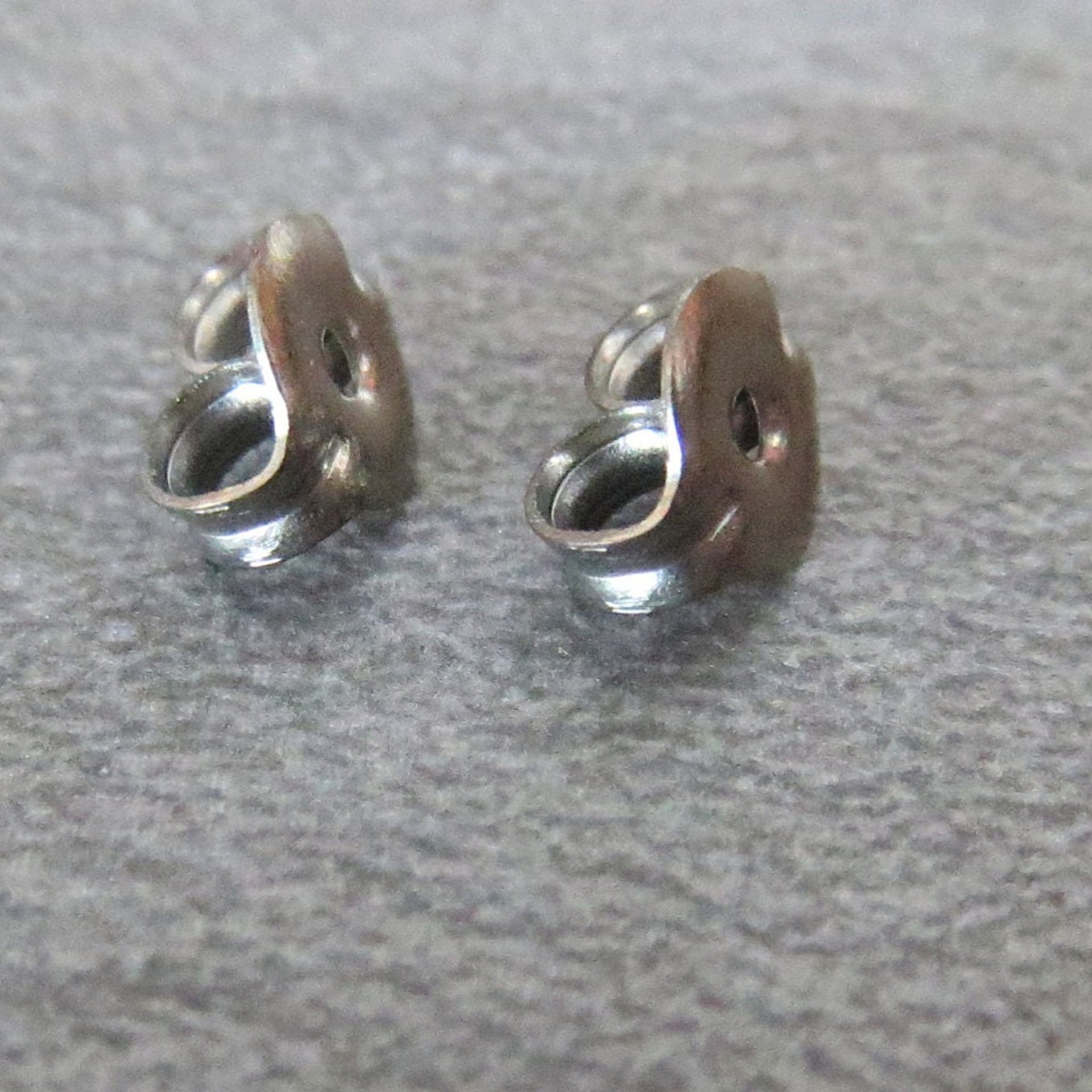 Titanium Earring Backs; Nickel-Free, Hypoallergenic Ear Nuts for Standard Post Earrings, Lightweight, Small but Sturdy - Made in USA
