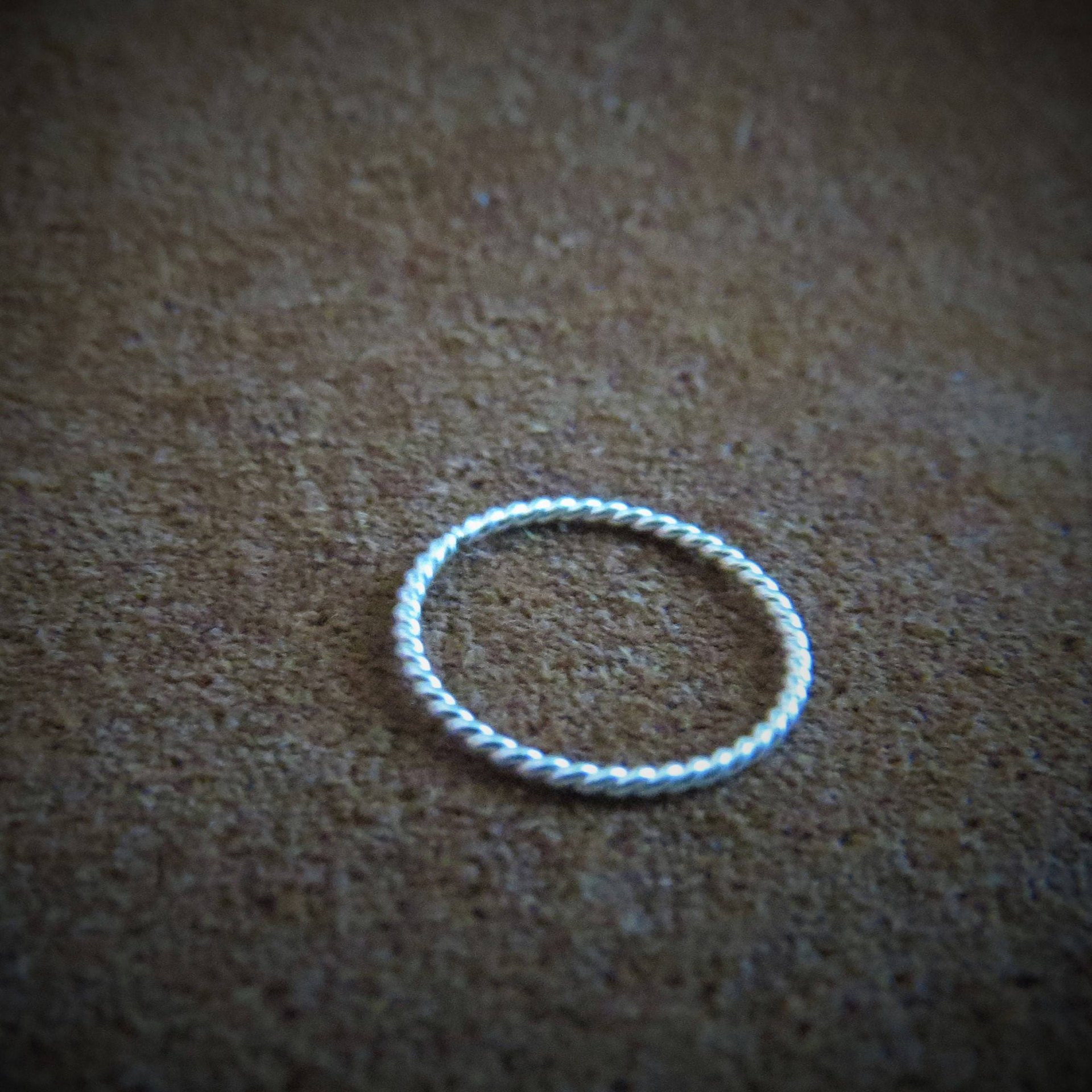 Twisted Argentium Silver Nose Ring / Twisted Hoop For All Piercings, Hypoallergenic, 21 Gauge, Tiny 5mm to 10mm, 100% Made in the USA
