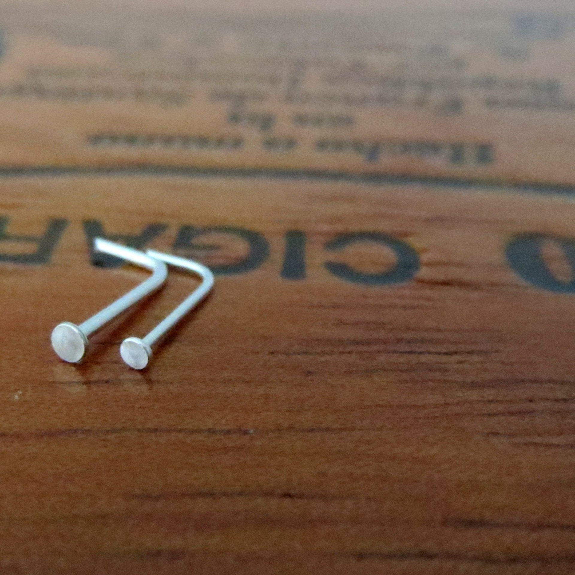 Tiny Flat Nose Stud, Argentium Silver Nose Ring - Nickel-Free Hypoallergenic Nose Jewelry, Nose Screw Made in USA