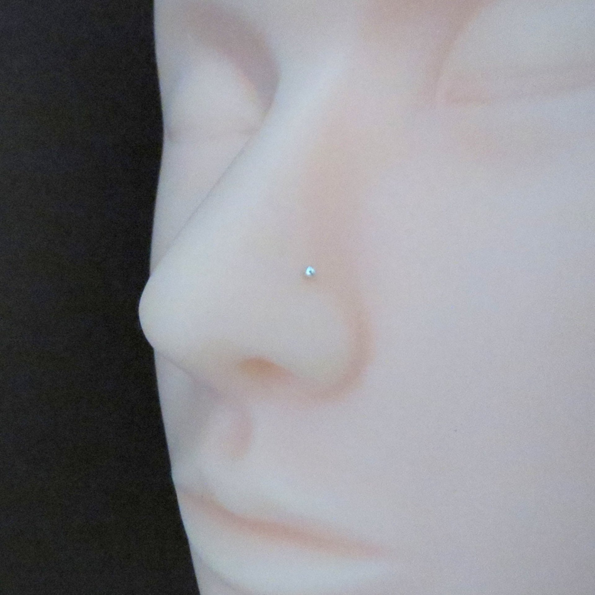 Ball Nose Stud, Argentium Silver Nose Ring in Your Choice of 3 Sizes, Several Post Styles - Nickel-Free Nose Studs Made in USA