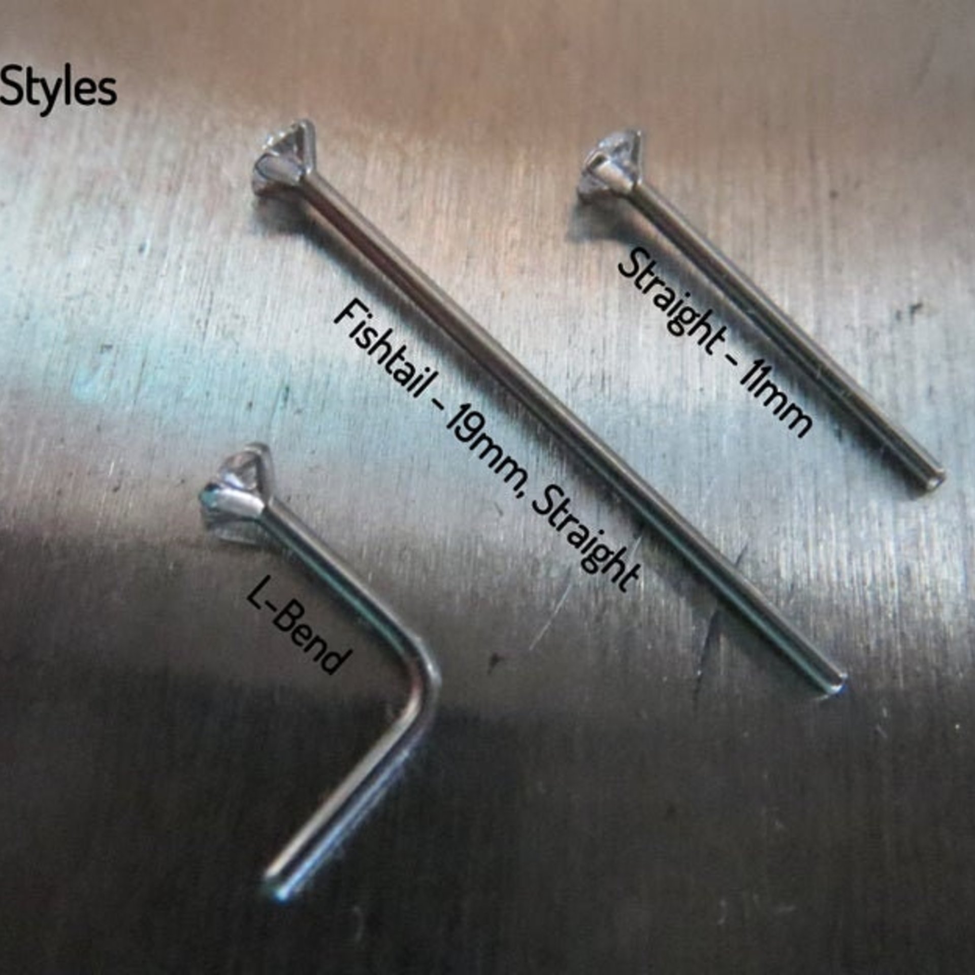 Small Spike Nose Stud, 316L Surgical Steel Nose Ring, Edgy Little Cone Nose Stud for Men and Women