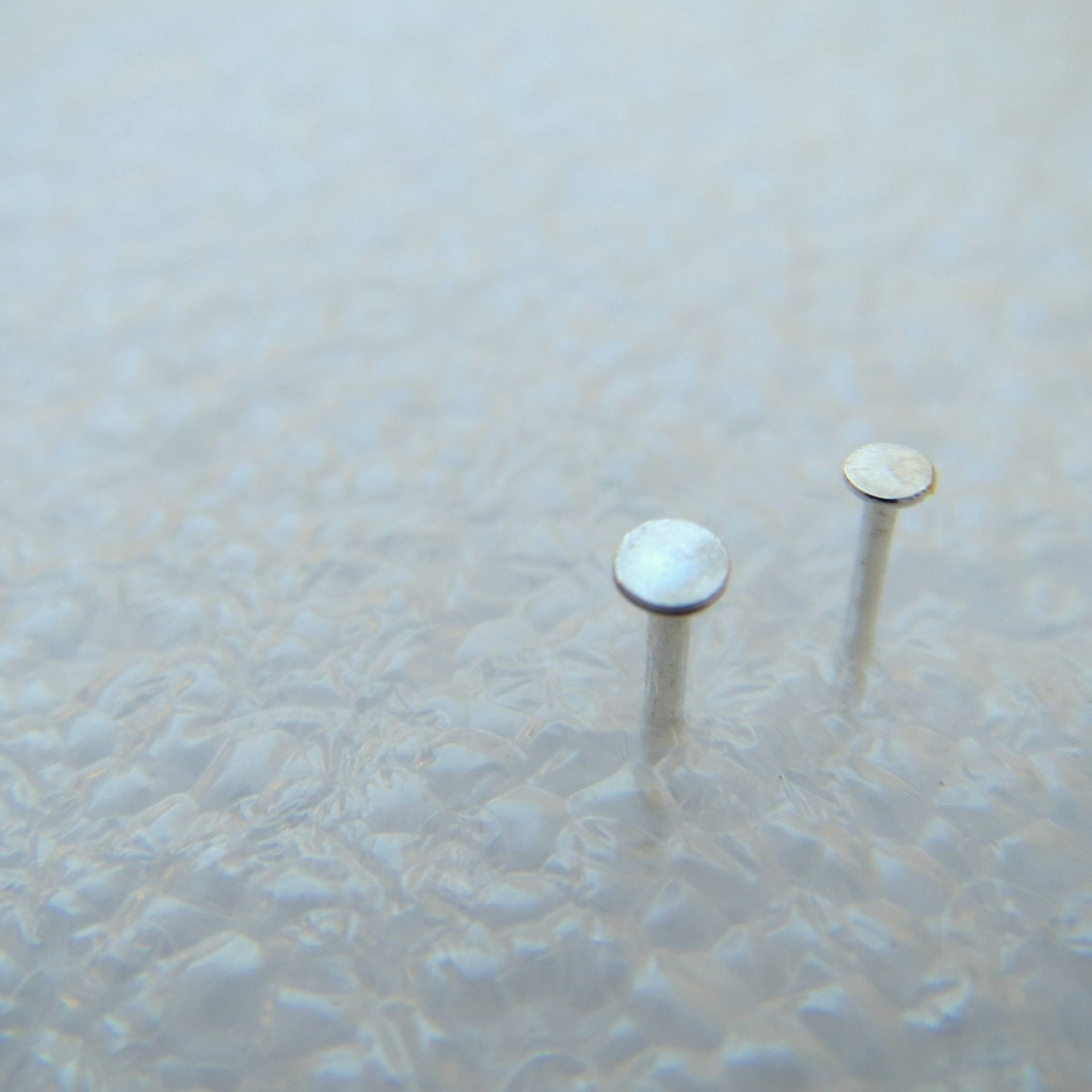 Tiny Flat Stud Post Earrings, Hypoallergenic Argentium Silver - Single or Pair, Lobe and Cartilage, Nickel Free Stud Earrings - Made in USA