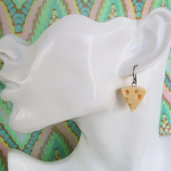 Swiss Cheese Earrings with Super Hypoallergenic Niobium Ear Wires for Even the Most Sensitive Ears!